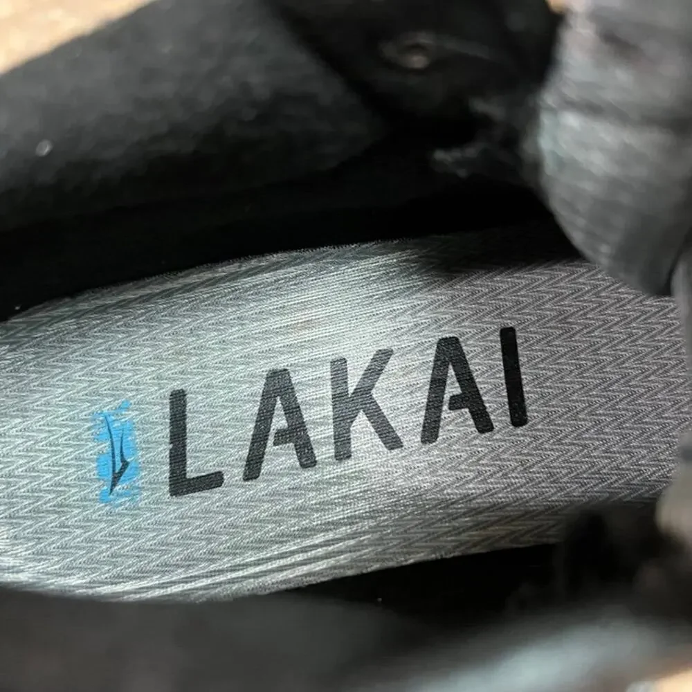 LAKAI Black Lightweight Mid Weather Sneakers, Men’s size 10 1/2 shoes